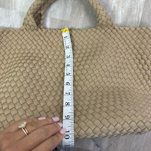 Naghedi St. Barths Medium Tote In Camel Tan Neutral - Picture 8 of 11
